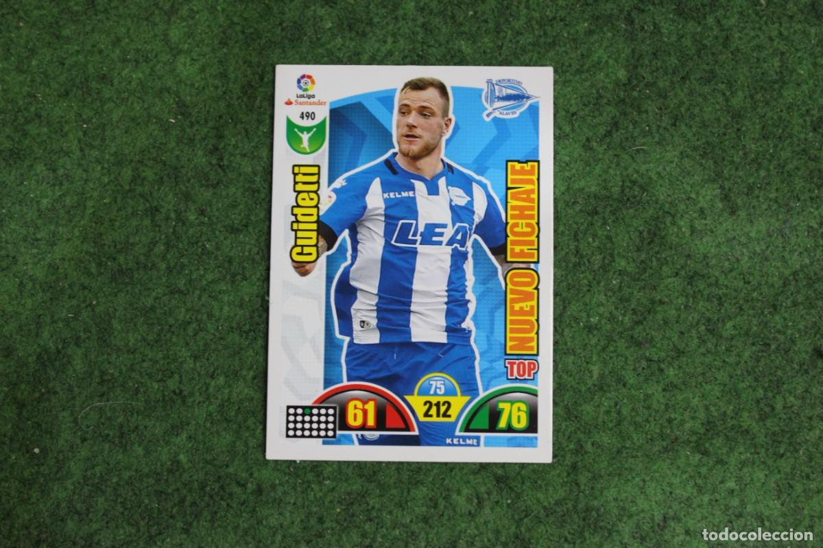 Cromos de f&uacute;tbol: 490 GUIDETTI ADRENALYN XL 2017 2018 17 18 LALIGA SANTANDER