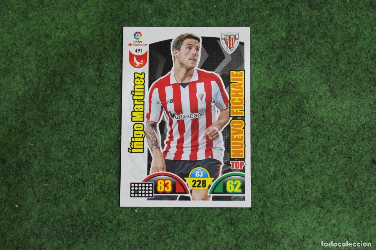 Cromos de f&uacute;tbol: 491 I&Ntilde;IGO MART&Iacute;NEZ ADRENALYN XL 2017 2018 17 18 LALIGA SANTANDER