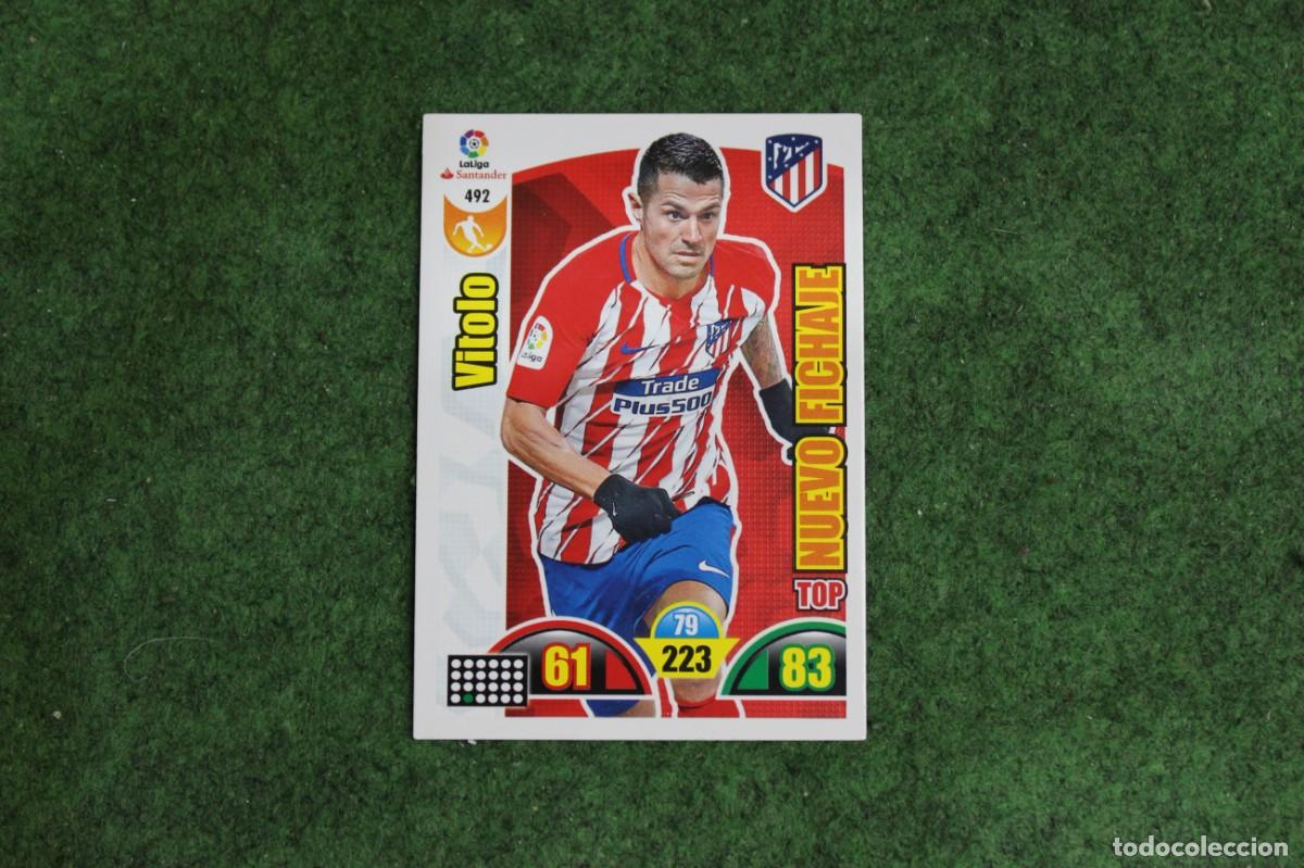Cromos de f&uacute;tbol: 492 VITOLO ADRENALYN XL 2017 2018 17 18 LALIGA SANTANDER