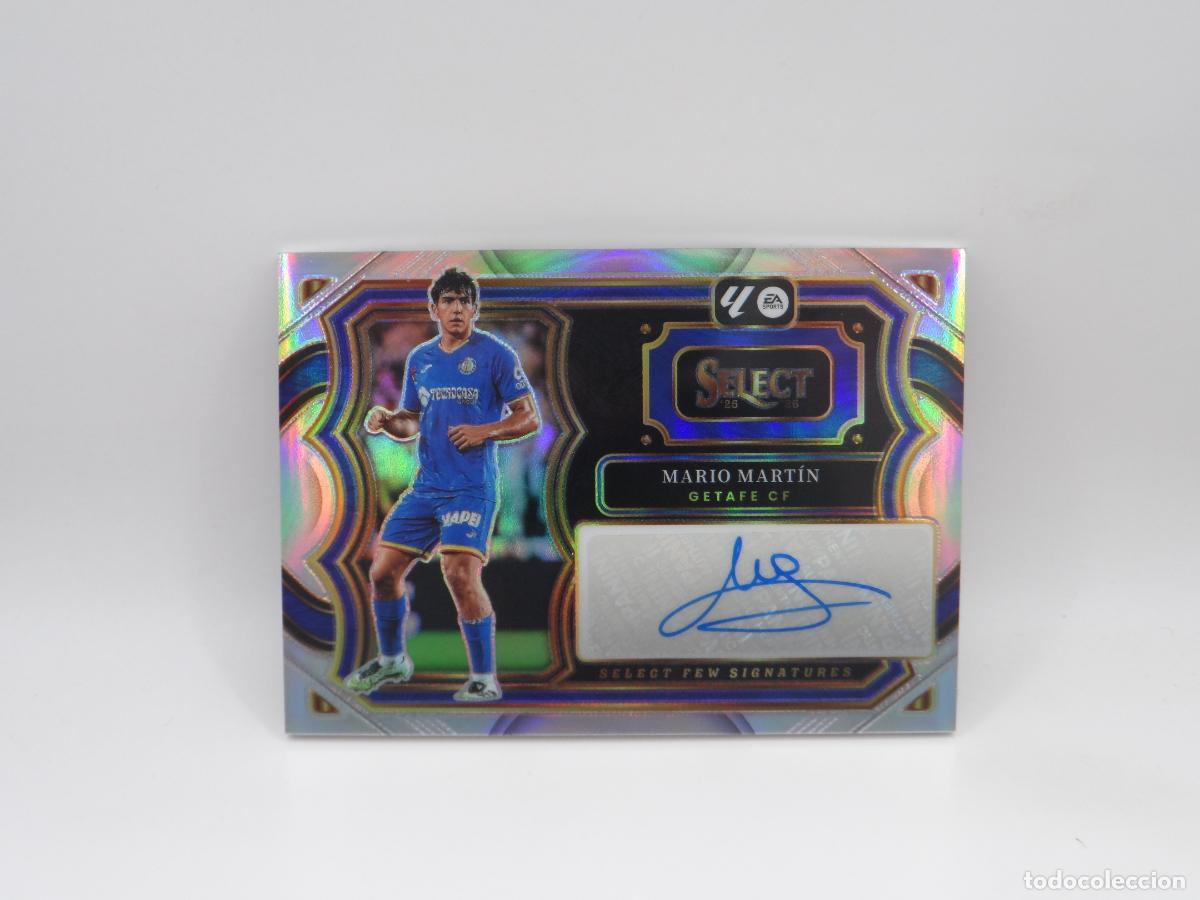 Cromos de f&uacute;tbol: AUTO MARIO MARTIN GETAFE PANINI SELECT 2025 2026 25 26 PRIZM AUTOGRAFO