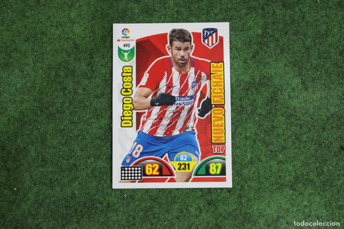 Cromos de f&uacute;tbol: 493 DIEGO COSTA ADRENALYN XL 2017 2018 17 18 LALIGA SANTANDER