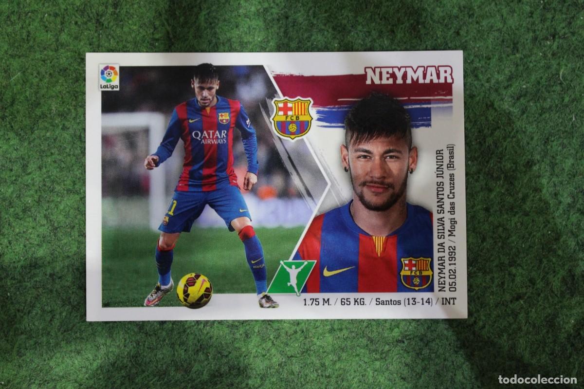 Cromos de f&uacute;tbol: 18 NEYMAR BARCELONA LIGA ESTE PANINI 2015 2016 LIGA BBVA