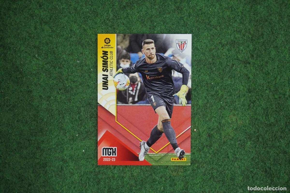 Cromos de f&uacute;tbol: 29 UNAI SIMON ATHLETIC CLUB MEGACRACKS 2022 2023 LALIGA SANTANDER MGK 22 23 PANINI
