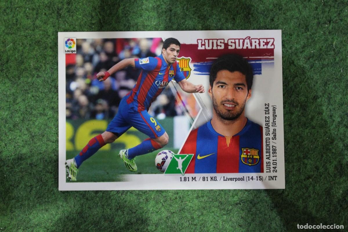 Cromos de f&uacute;tbol: 19 LUIS SU&Aacute;REZ BARCELONA LIGA ESTE PANINI 2015 2016 LIGA BBVA