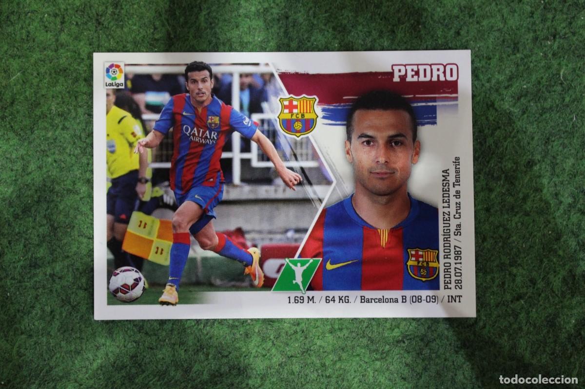 Cromos de f&uacute;tbol: 20 PEDRO BARCELONA LIGA ESTE PANINI 2015 2016 LIGA BBVA