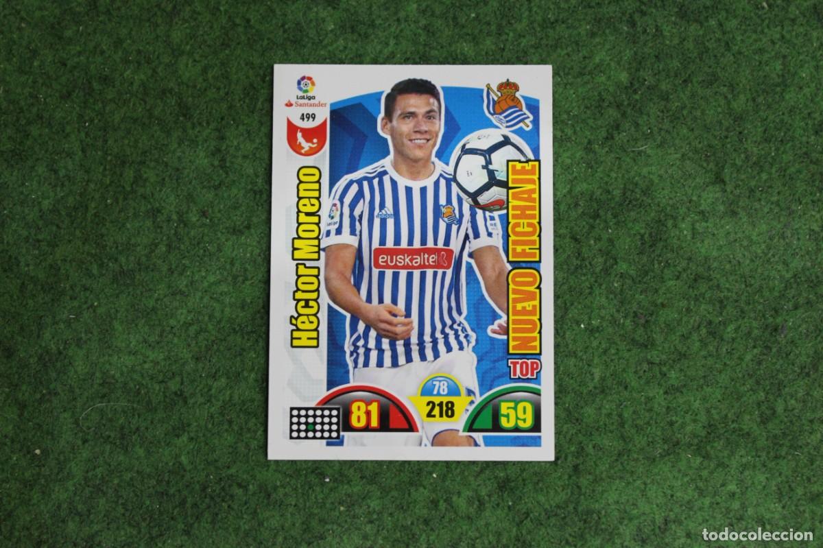Cromos de f&uacute;tbol: 499 H&Eacute;CTOR MORENO ADRENALYN XL 2017 2018 17 18 LALIGA SANTANDER