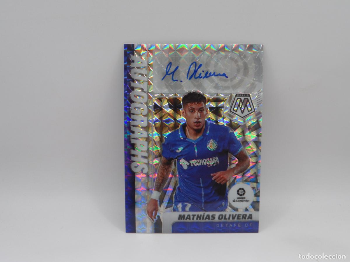 Cromos de f&uacute;tbol: AUTO MATHIAS OLIVERA GETAFE PANINI MOSAIC LIGA 2021 2022 21 22 PRIZM AUTOGRAFO