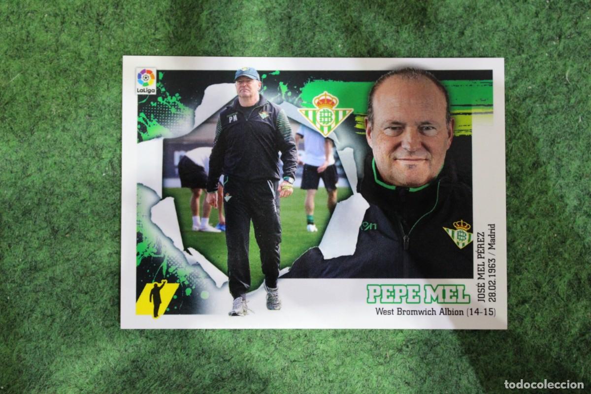 Cromos de f&uacute;tbol: 2 PEPE MEL BETIS LIGA ESTE PANINI 2015 2016 LIGA BBVA