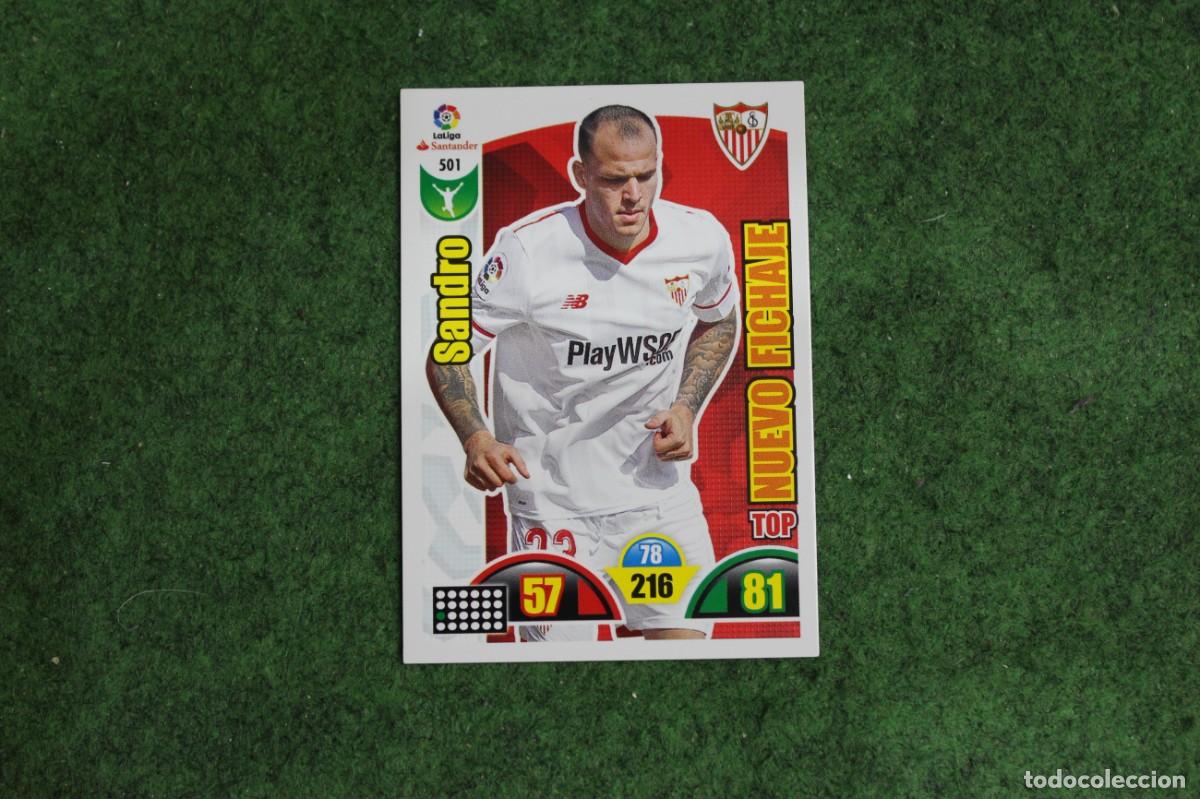 Cromos de f&uacute;tbol: 501 SANDRO ADRENALYN XL 2017 2018 17 18 LALIGA SANTANDER