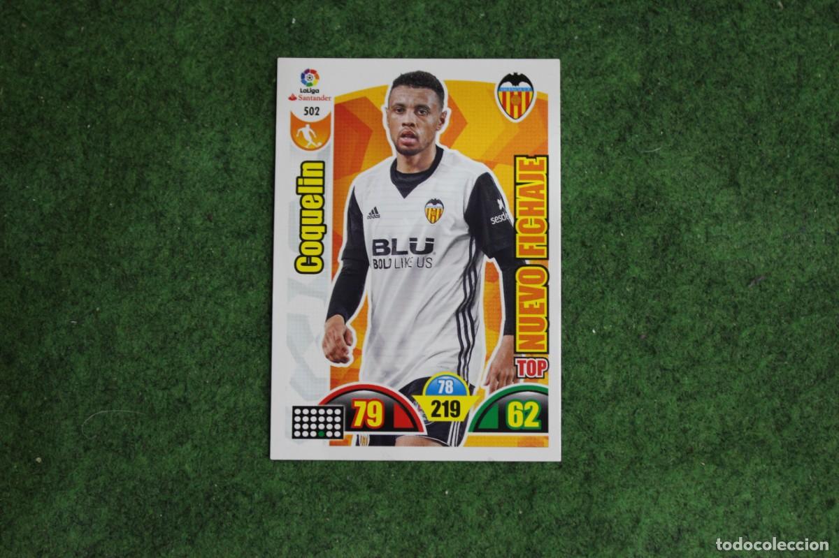 Cromos de f&uacute;tbol: 502 COQUELIN ADRENALYN XL 2017 2018 17 18 LALIGA SANTANDER