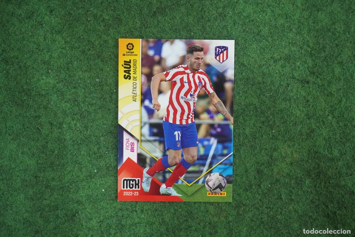 Cromos de f&uacute;tbol: 56 BIS SAUL ATLETICO MADRID MEGACRACKS 2022 2023 LALIGA SANTANDER MGK 22 23 PANINI