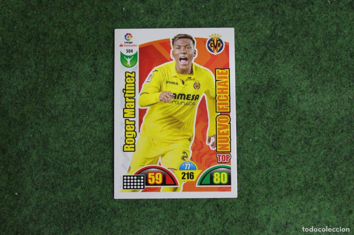 Cromos de f&uacute;tbol: 504 ROGER MART&Iacute;NEZ ADRENALYN XL 2017 2018 17 18 LALIGA SANTANDER