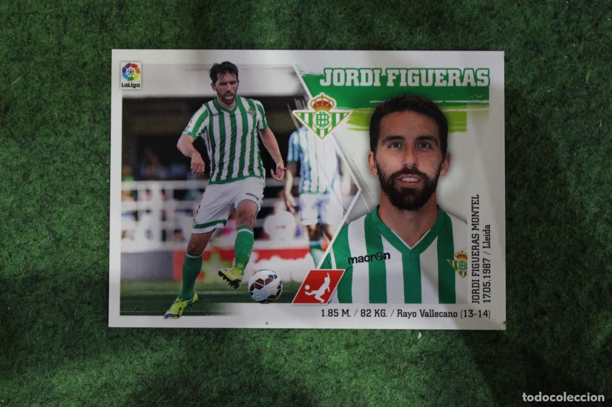 Cromos de f&uacute;tbol: 8 JORDI FIGUERAS BETIS LIGA ESTE PANINI 2015 2016 LIGA BBVA