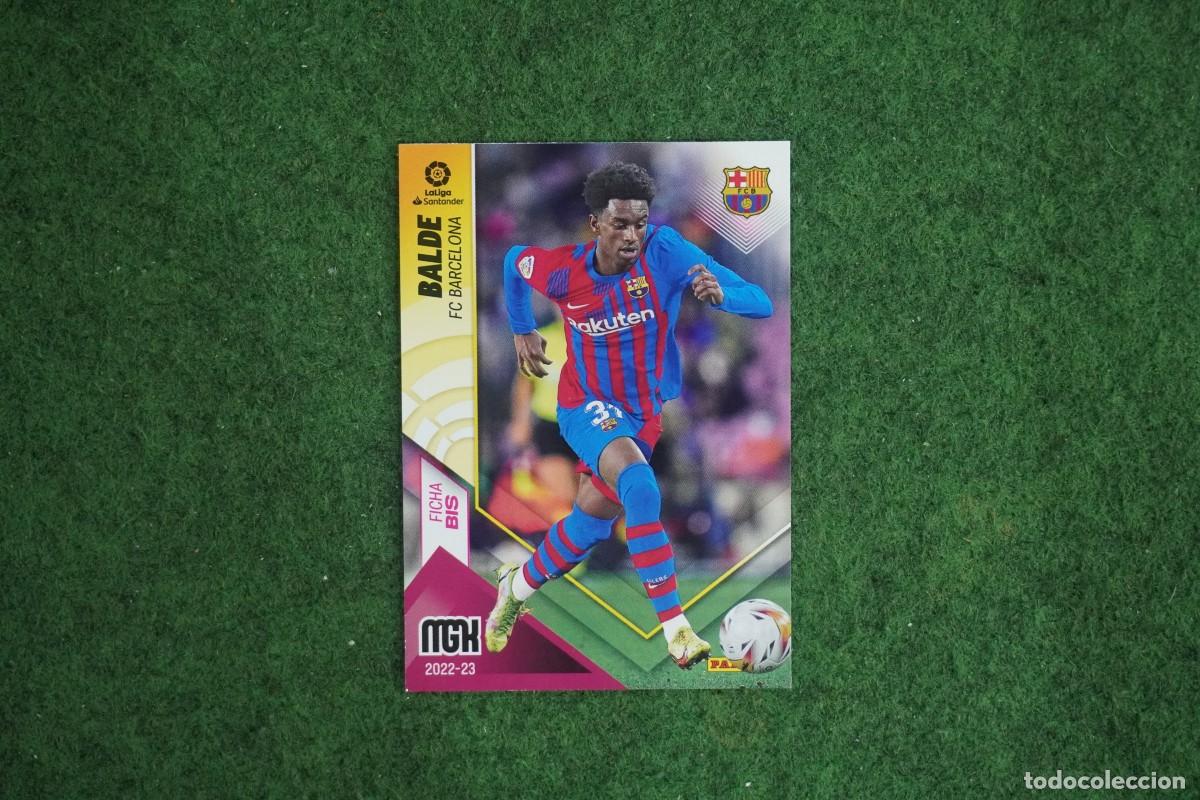 Cromos de f&uacute;tbol: 75 BIS BALDE BARCELONA MEGACRACKS 2022 2023 LALIGA SANTANDER MGK 22 23 PANINI