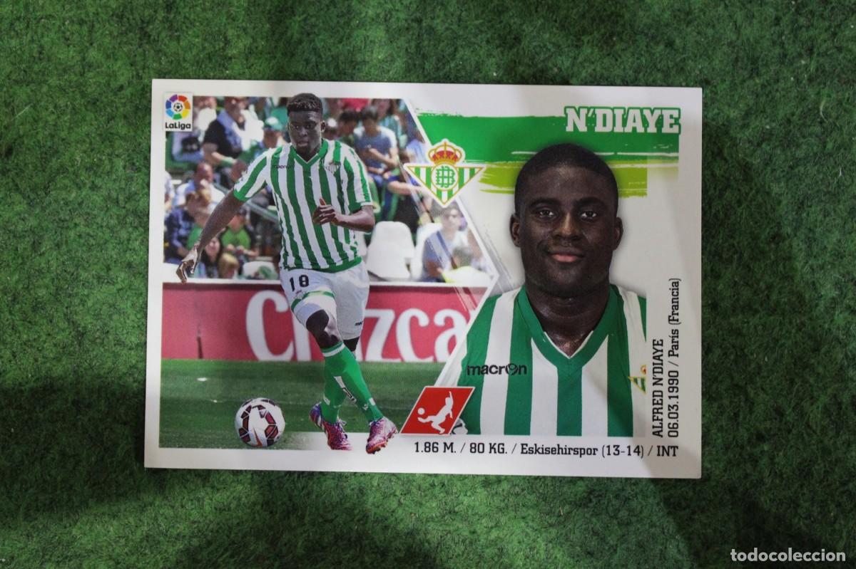 Cromos de f&uacute;tbol: 11 N'DIAYE BETIS LIGA ESTE PANINI 2015 2016 LIGA BBVA