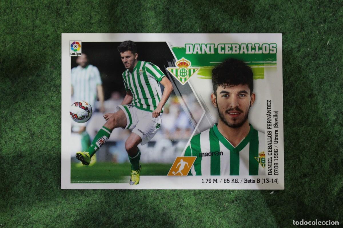 Cromos de f&uacute;tbol: 13 DANI CEBALLOS BETIS LIGA ESTE PANINI 2015 2016 LIGA BBVA