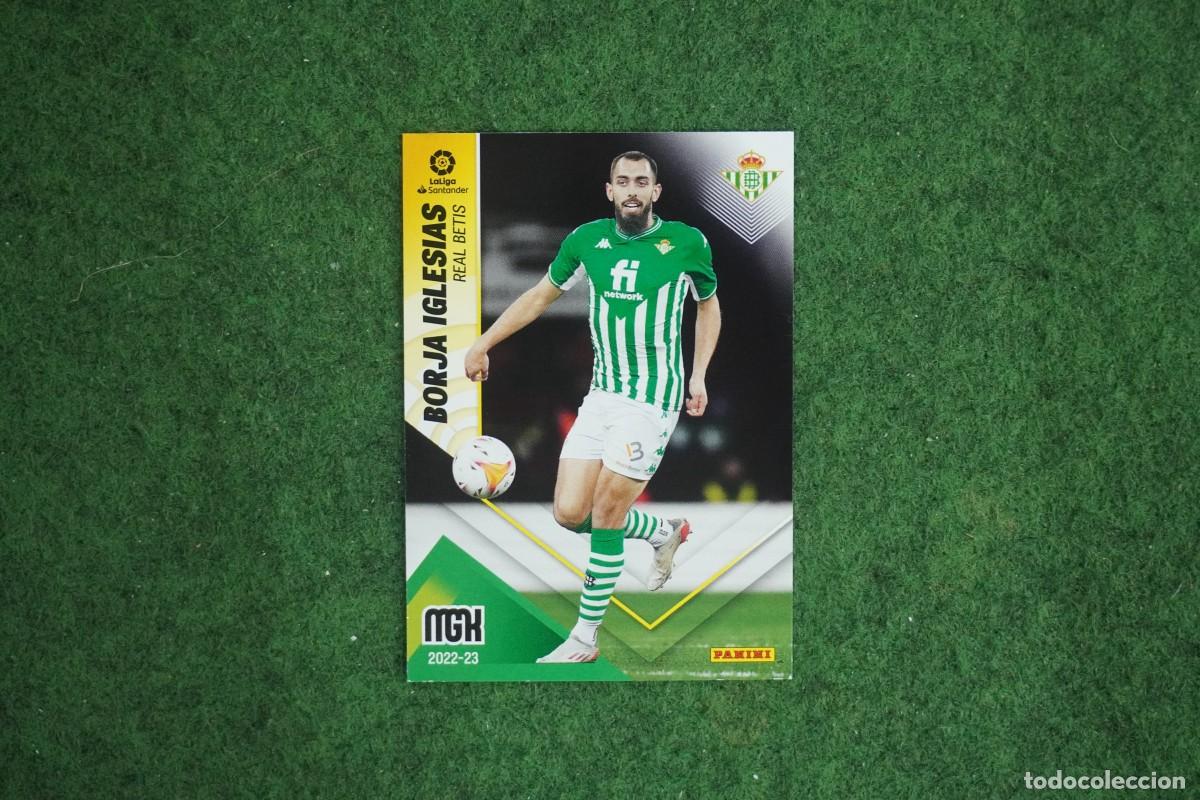 Cromos de f&uacute;tbol: 97 BORJA IGLESIAS BETIS MEGACRACKS 2022 2023 LALIGA SANTANDER MGK 22 23 PANINI