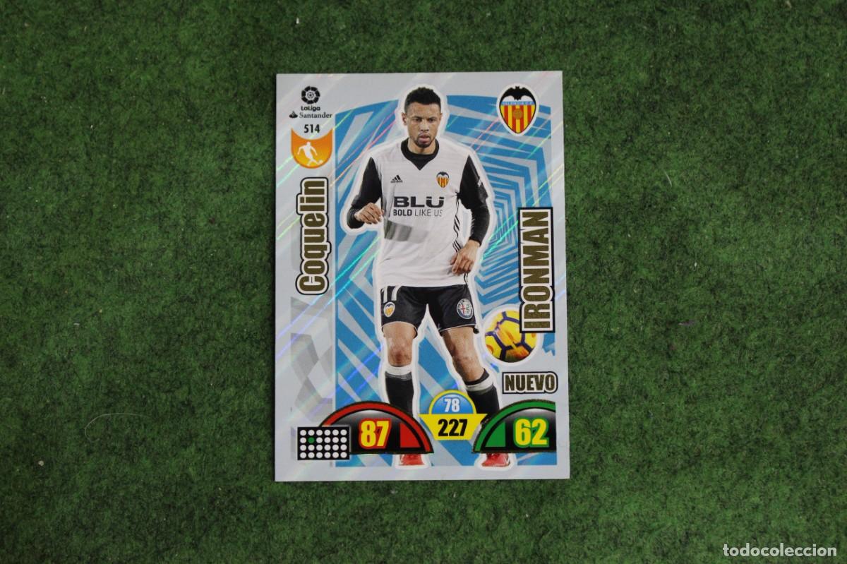 Cromos de f&uacute;tbol: 514 COQUELIN ADRENALYN XL 2017 2018 17 18 LALIGA SANTANDER
