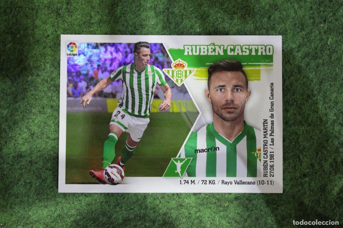 Cromos de f&uacute;tbol: 20 RUB&Eacute;N CASTRO BETIS LIGA ESTE PANINI 2015 2016 LIGA BBVA