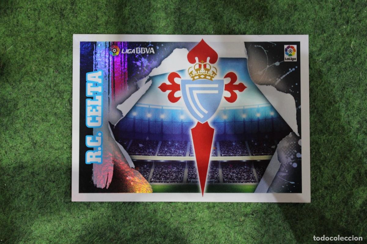 Cromos de f&uacute;tbol: 1 ESCUDO CELTA LIGA ESTE PANINI 2015 2016 LIGA BBVA