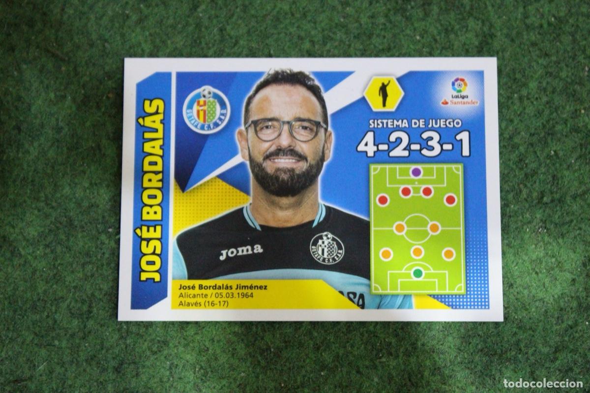 Fu&szlig;ball-Sticker: 20 JOS&Eacute; BORDAL&Aacute;S GETAFE CF LIGA ESTE 2017-18 2017 2018 17 18 LALIGA SANTANDER