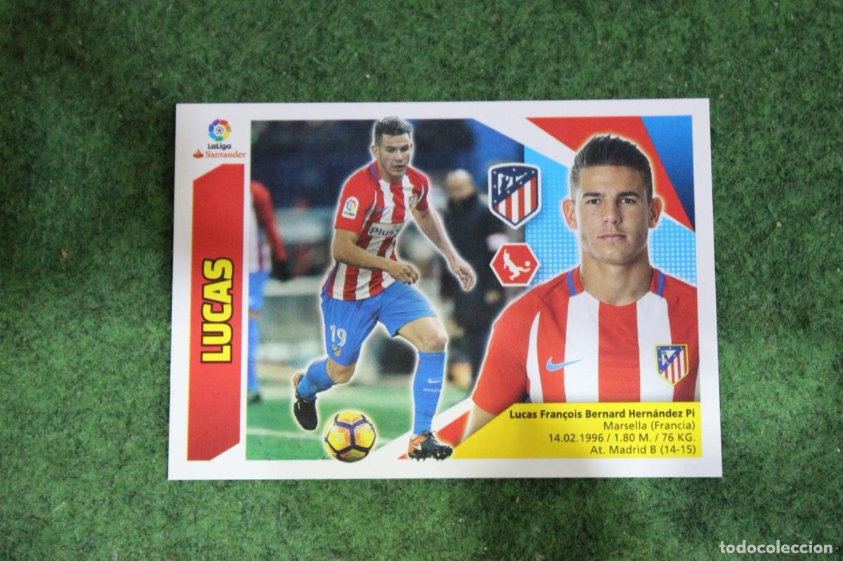 Figurine di Calcio: 7B LUCAS ATL&Eacute;TICO DE MADRID LIGA ESTE 2017-18 2017 2018 17 18 LALIGA SANTANDER