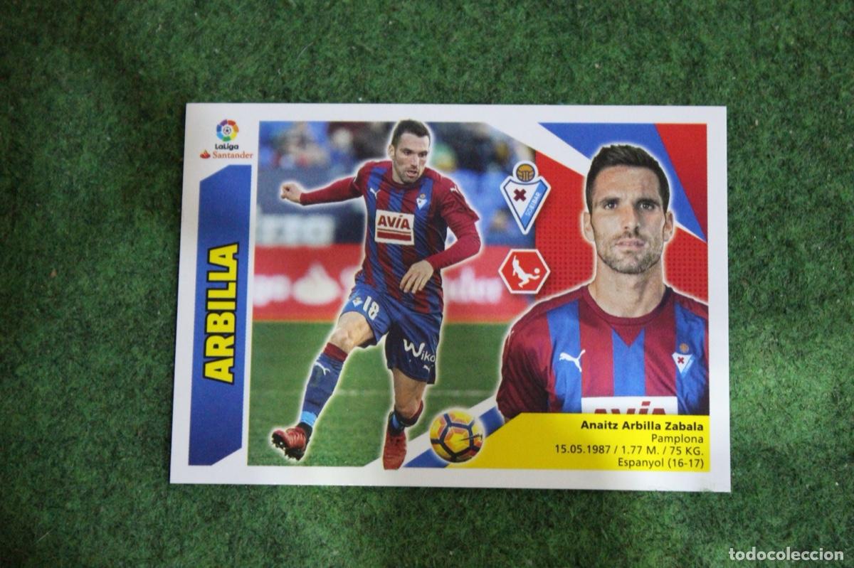 Fu&szlig;ball-Sticker: 3 ARBILLA SD EIBAR LIGA ESTE 2017-18 2017 2018 17 18 LALIGA SANTANDER