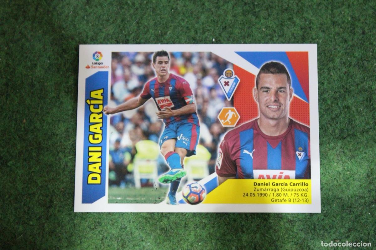 Fu&szlig;ball-Sticker: 8 DANI GARC&Iacute;A SD EIBAR LIGA ESTE 2017-18 2017 2018 17 18 LALIGA SANTANDER