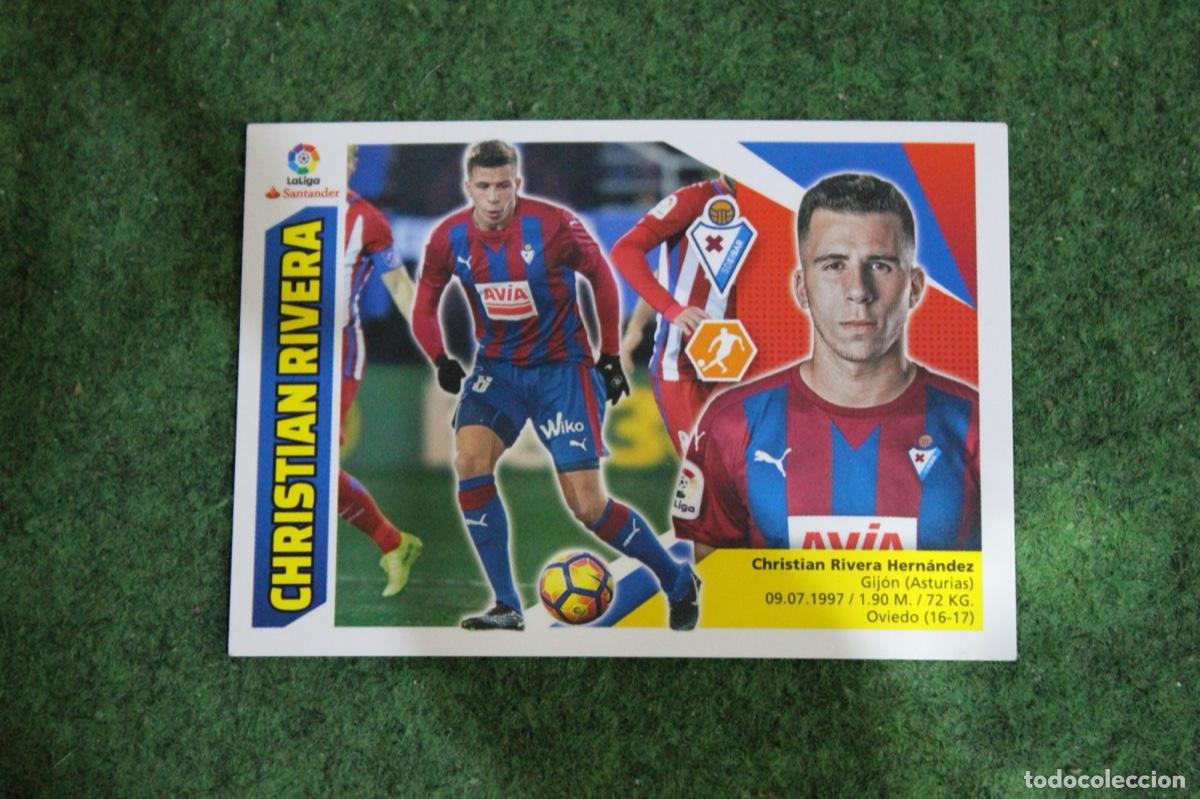 Fu&szlig;ball-Sticker: 10B CHRISTIAN RIVERA SD EIBAR LIGA ESTE 2017-18 2017 2018 17 18 LALIGA SANTANDER