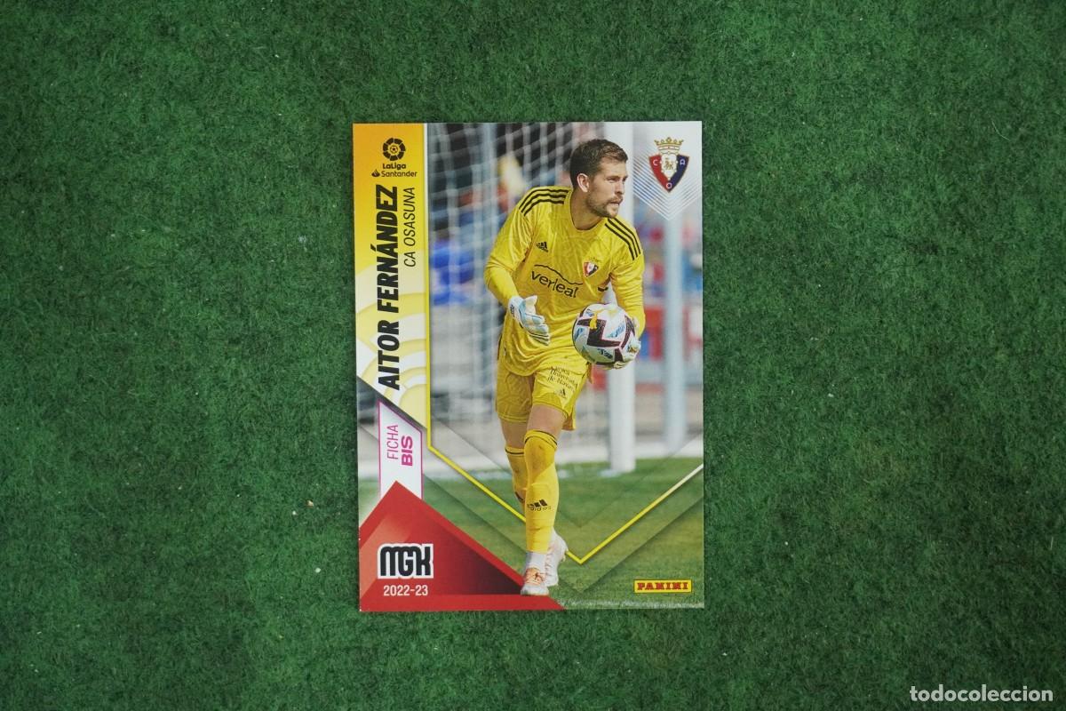 Cromos de Futebol: 246 BIS AITOR FERNANDEZ OSASUNA MEGACRACKS 2022 2023 LALIGA SANTANDER MGK 22 23 PANINI