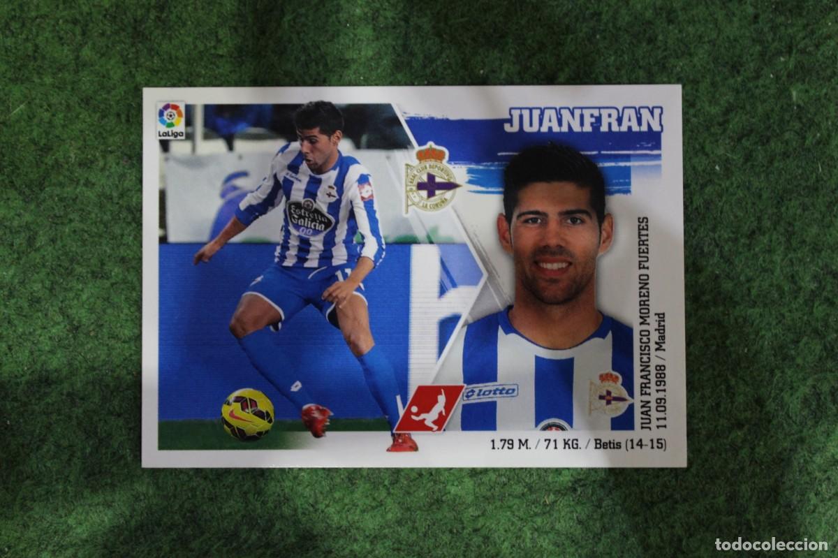 Cromos de Futebol: 15 JUANFRAN DEPORTIVO LIGA ESTE PANINI 2015 2016 LIGA BBVA