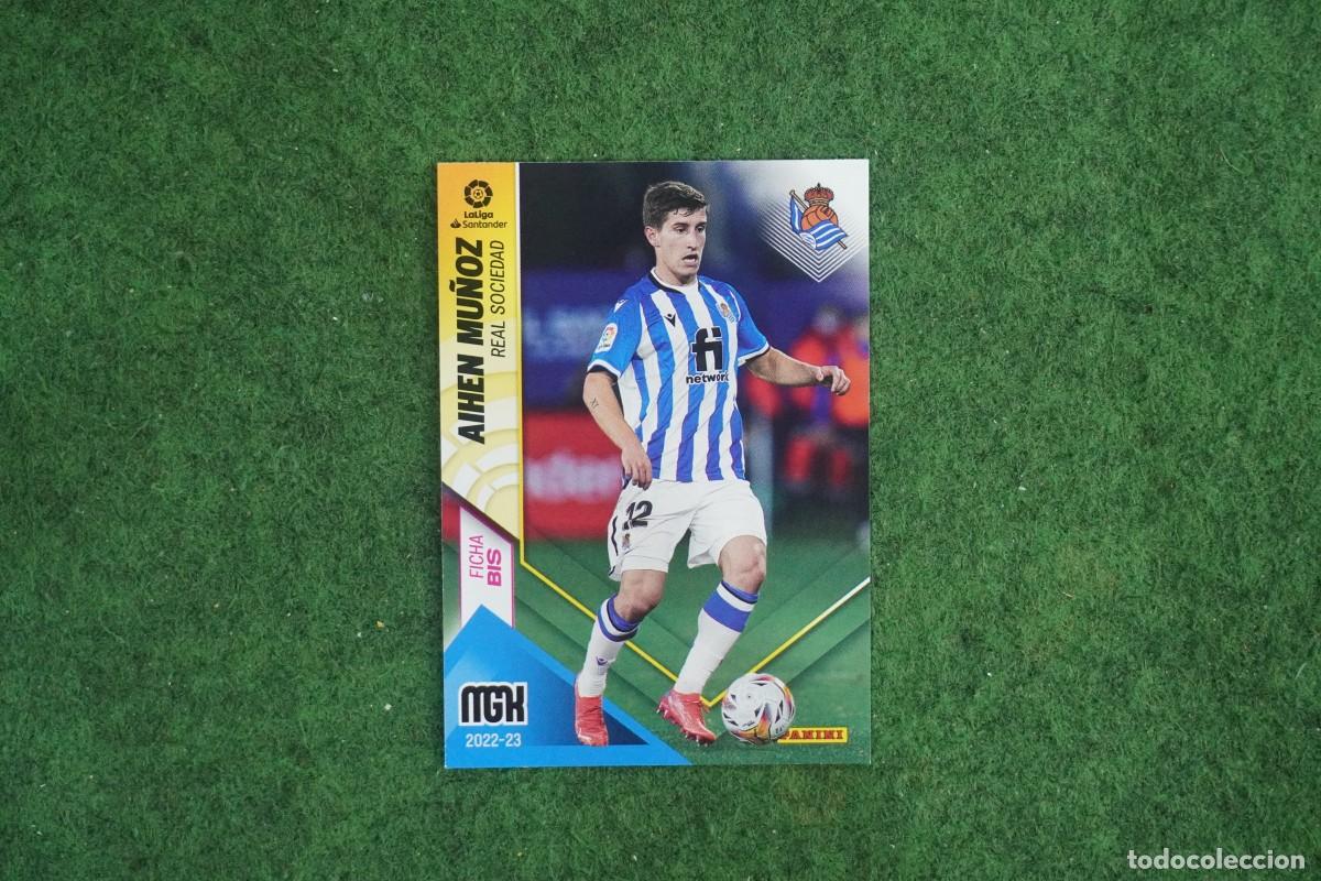 Cromos de Futebol: 288 BIS AIHEN MU&Ntilde;OZ REAL SOCIEDAD MEGACRACKS 2022 2023 LALIGA SANTANDER MGK 22 23 PANINI