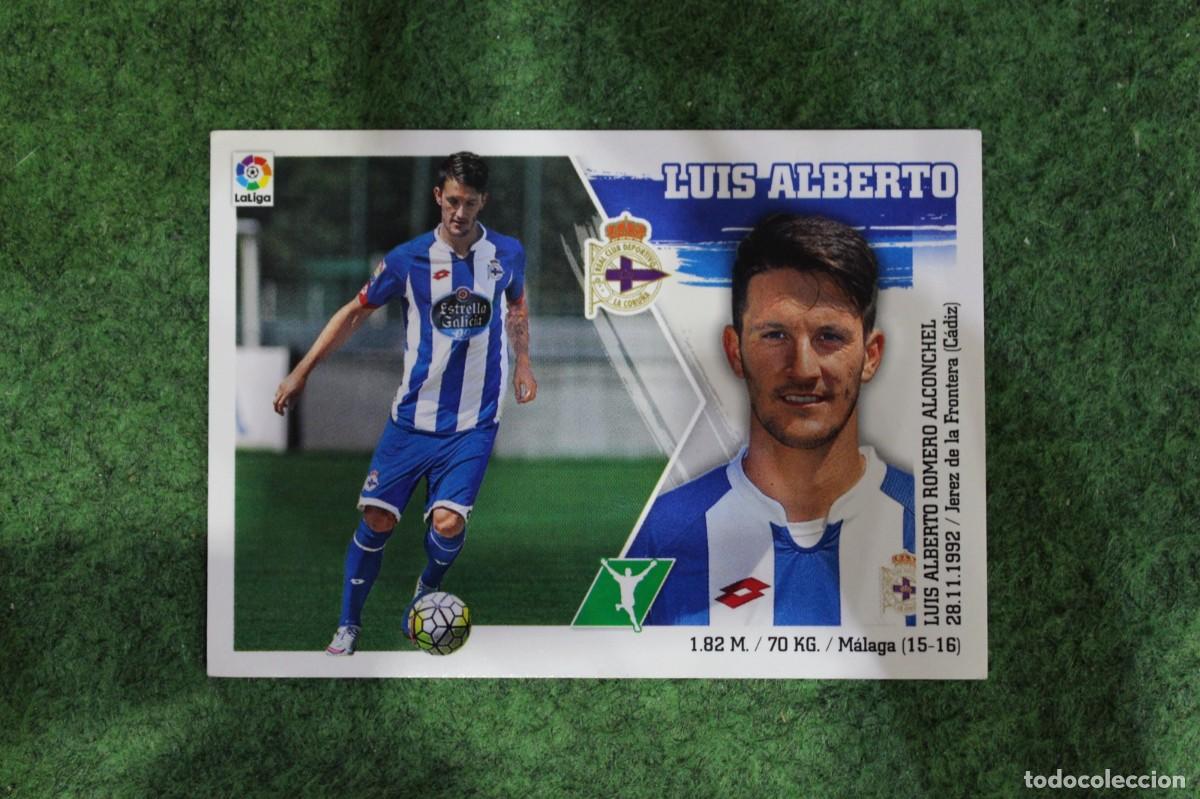 Figurine di Calcio: 18 LUIS ALBERTO DEPORTIVO LIGA ESTE PANINI 2015 2016 LIGA BBVA