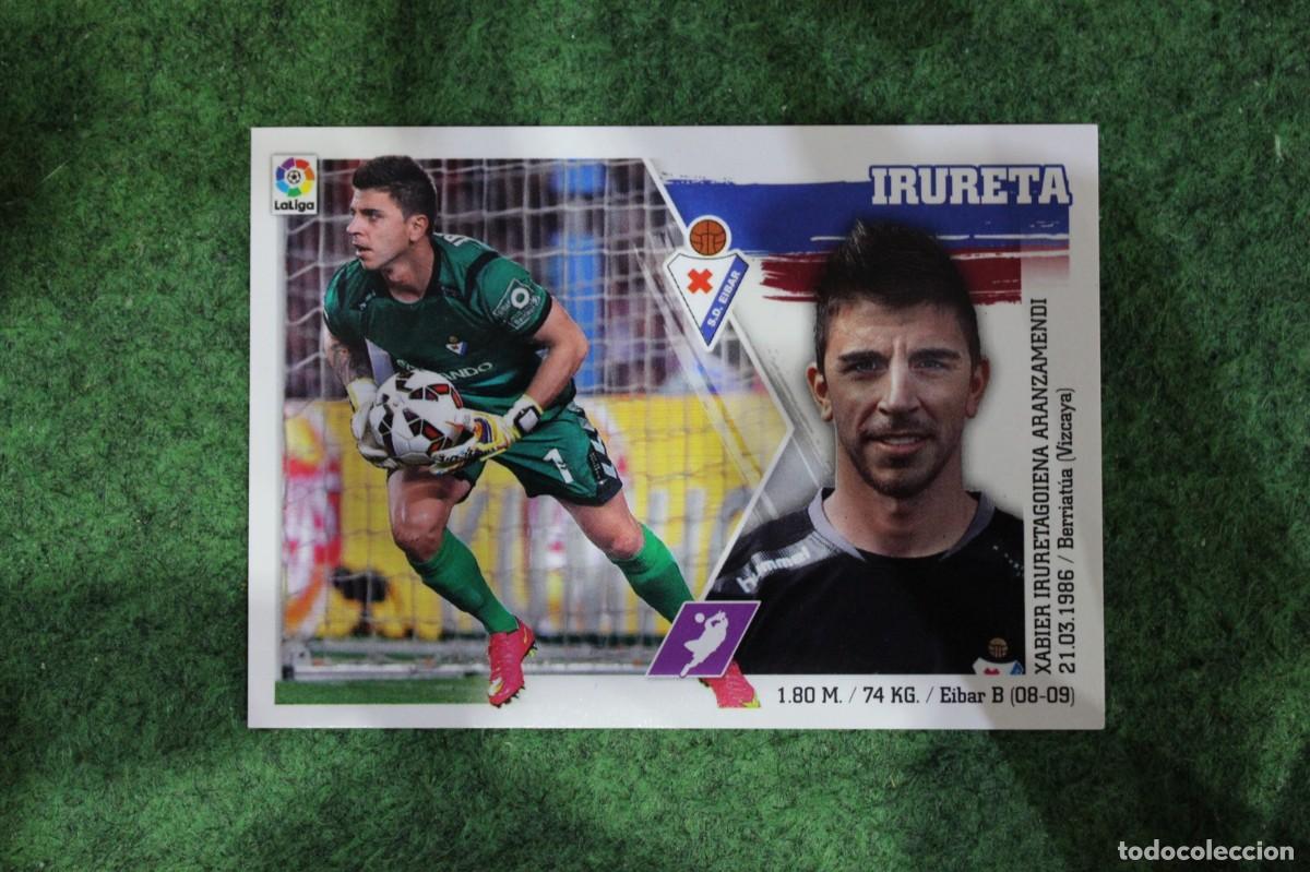 Cromos de f&uacute;tbol: 3 IRURETA EIBAR LIGA ESTE PANINI 2015 2016 LIGA BBVA