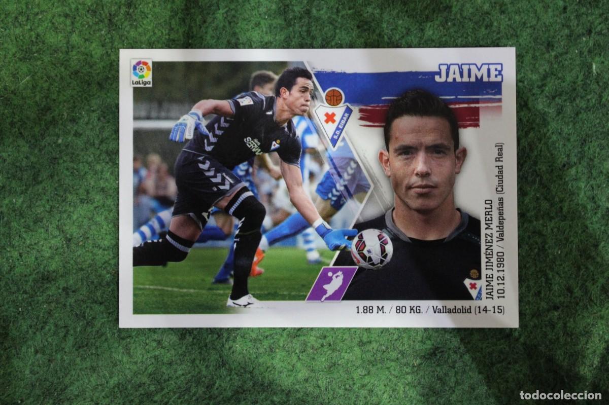 Cromos de f&uacute;tbol: 4 JAIME EIBAR LIGA ESTE PANINI 2015 2016 LIGA BBVA