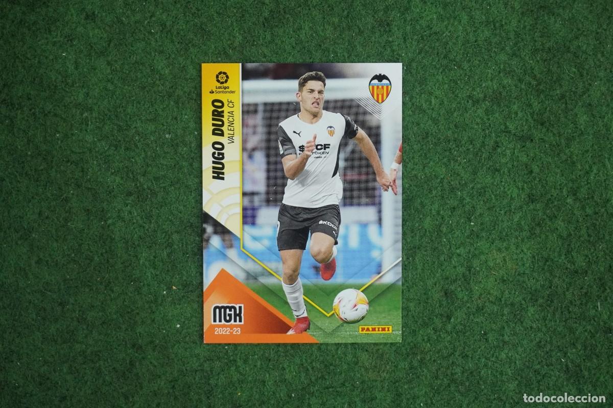 Cromos de f&uacute;tbol: 332 HUGO DURO VALENCIA MEGACRACKS 2022 2023 LALIGA SANTANDER MGK 22 23 PANINI