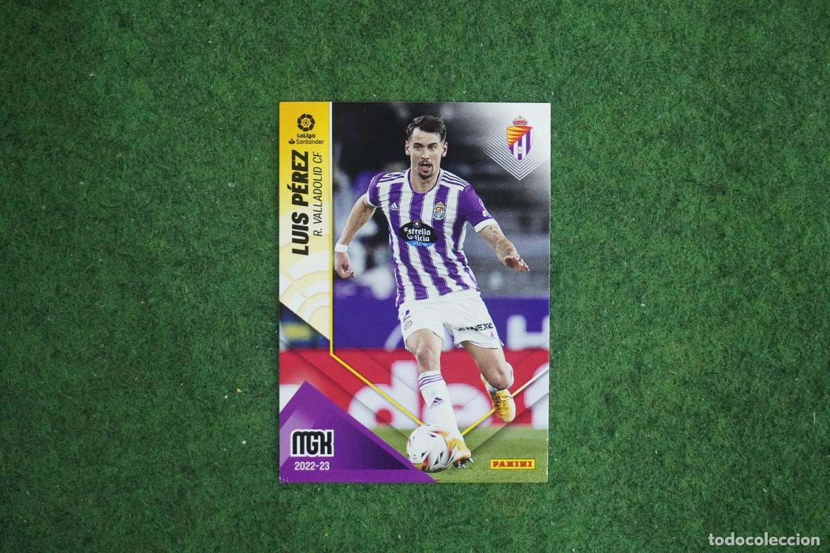 Cromos de f&uacute;tbol: 337 LUIS PEREZ VALLADOLID MEGACRACKS 2022 2023 LALIGA SANTANDER MGK 22 23 PANINI