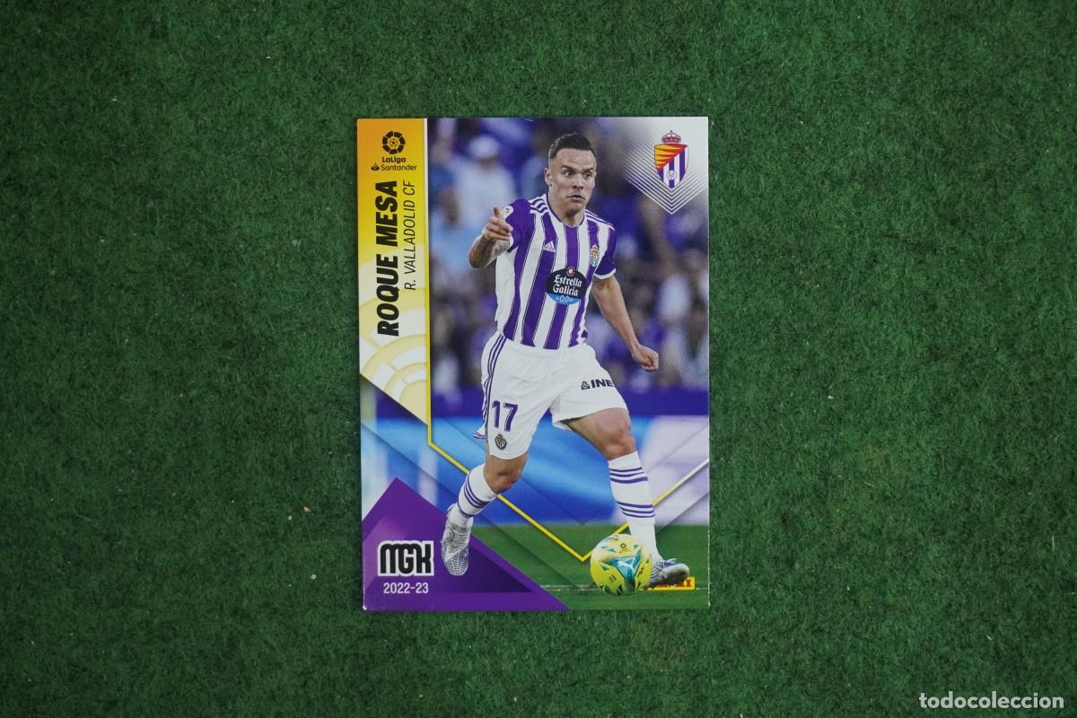 Cromos de f&uacute;tbol: 342 ROQUE MESA VALLADOLID MEGACRACKS 2022 2023 LALIGA SANTANDER MGK 22 23 PANINI