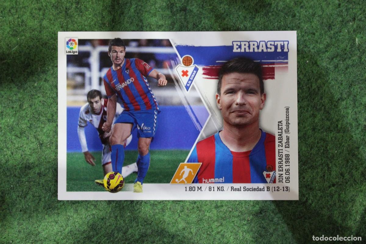 Cromos de f&uacute;tbol: 12 ERRASTI EIBAR LIGA ESTE PANINI 2015 2016 LIGA BBVA