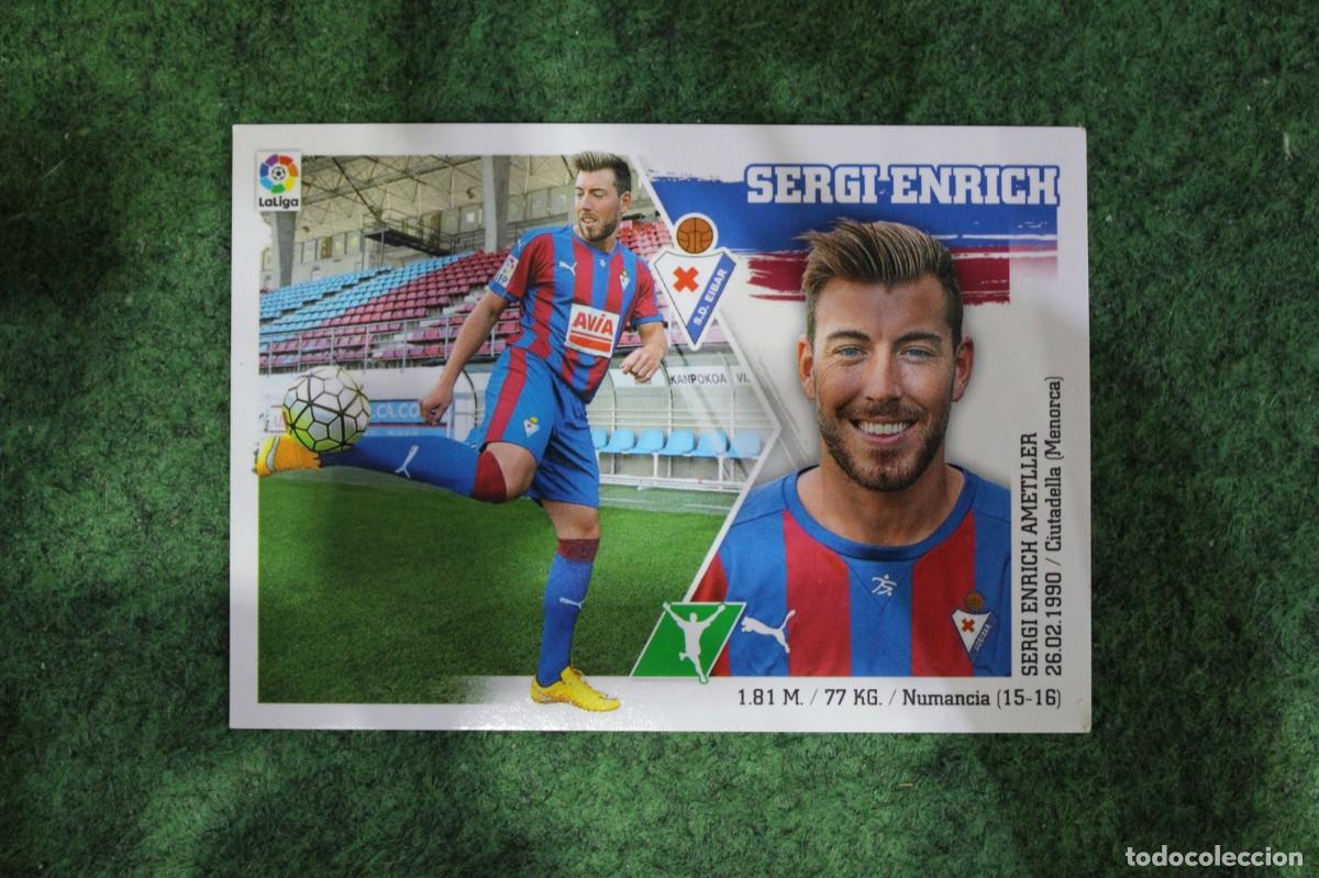 Cromos de f&uacute;tbol: 18 SERGI ENRICH EIBAR LIGA ESTE PANINI 2015 2016 LIGA BBVA