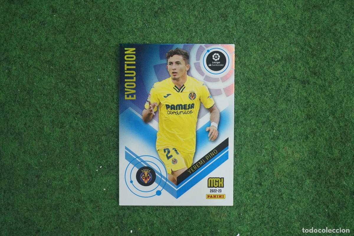 Cromos de f&uacute;tbol: 405 YEREMI PINO VILLARREAL EVOLUTION MEGACRACKS 2022 2023 MGK 22 23 PANINI