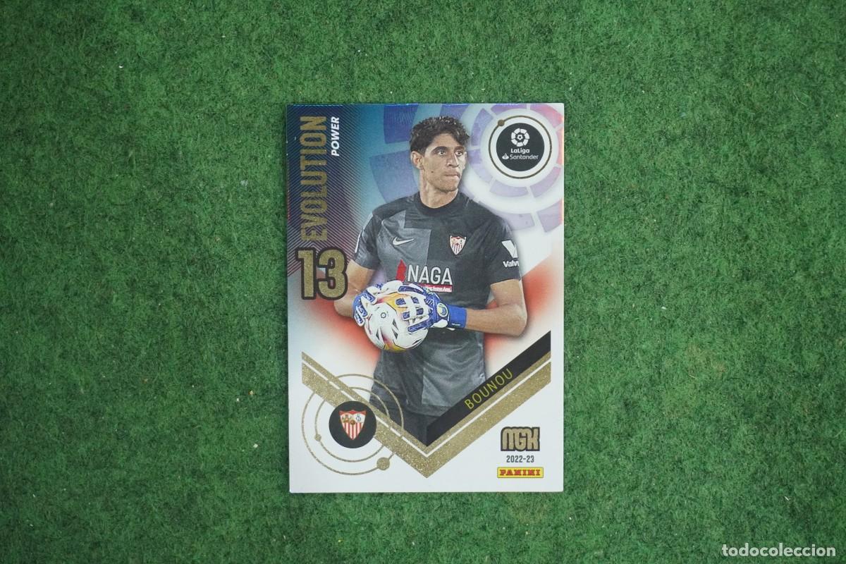 Cromos de f&uacute;tbol: P 375 P375 BOUNOU SEVILLA EVOLUTION POWER MEGACRACKS 2022 2023 MGK 22 23 PANINI