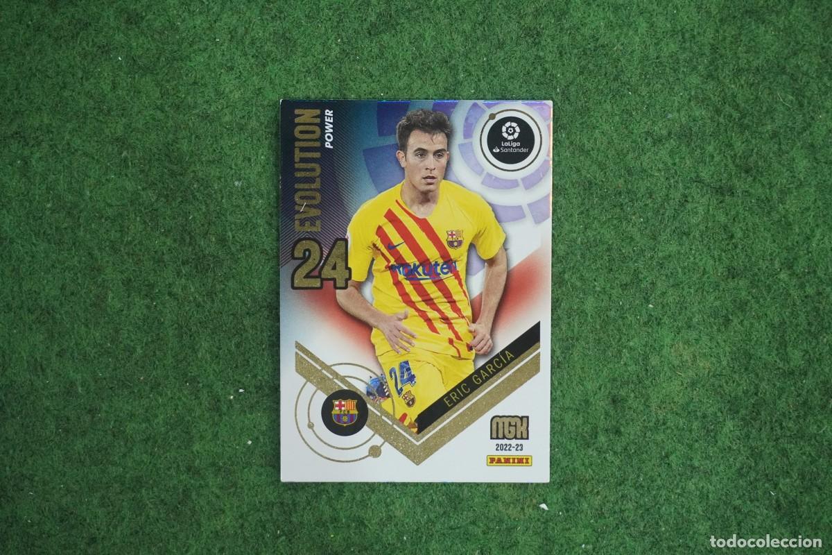 Cromos de f&uacute;tbol: P 384 P384 ERIC GARCIA BARCELONA EVOLUTION POWER MEGACRACKS 2022 2023 MGK 22 23 PANINI