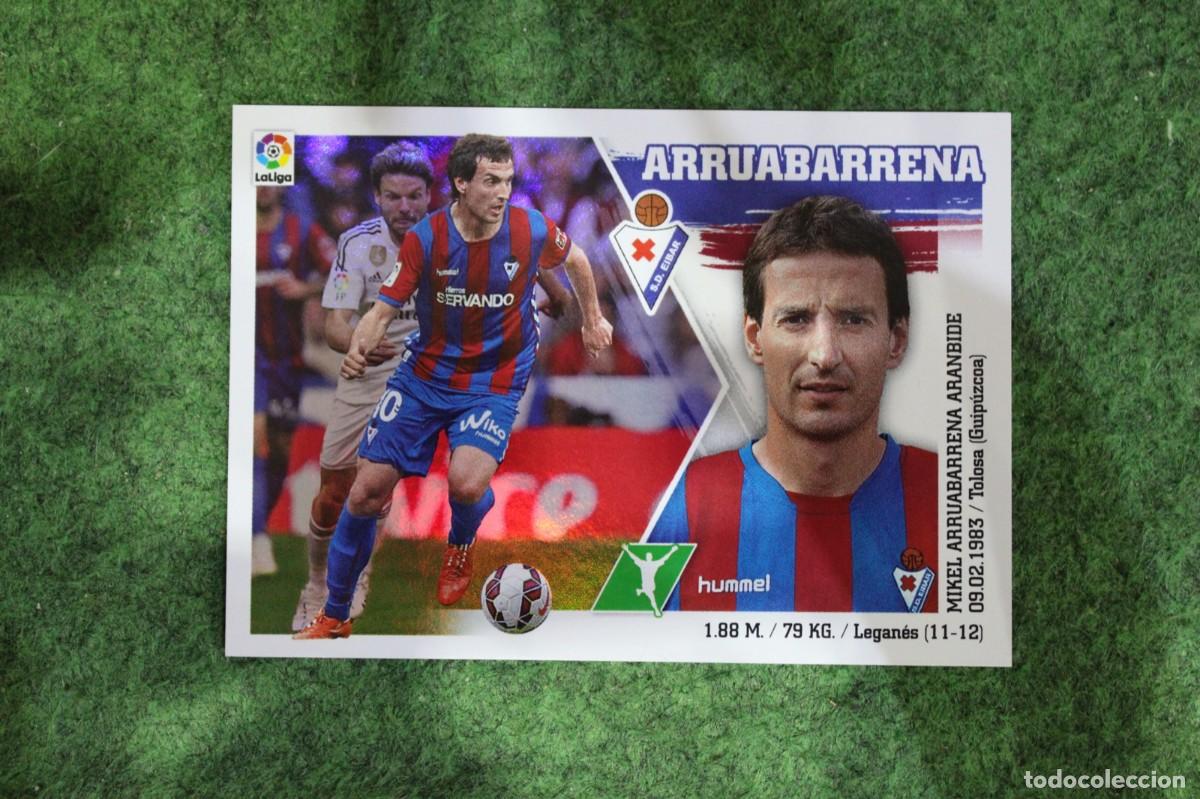 Cromos de f&uacute;tbol: 20 ARRUABARRENA EIBAR LIGA ESTE PANINI 2015 2016 LIGA BBVA