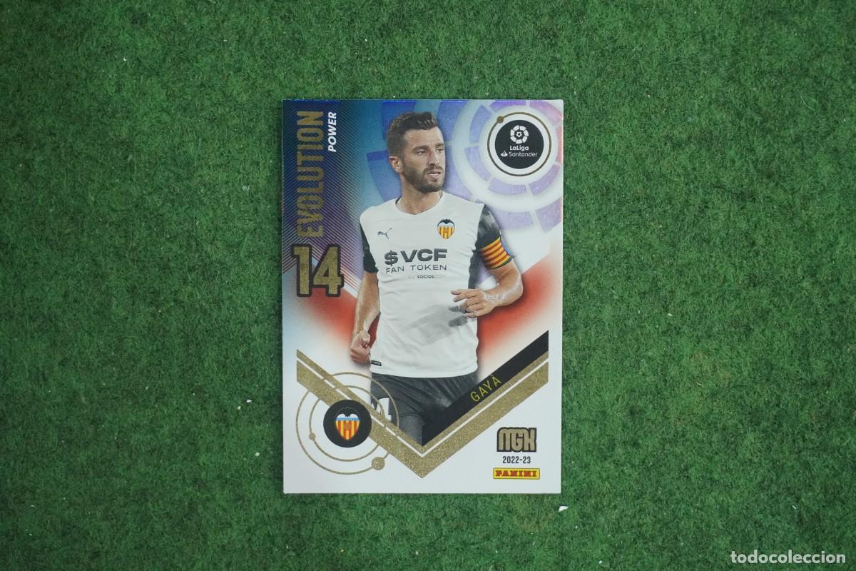 Cromos de f&uacute;tbol: P 387 P387 GAYA VALENCIA EVOLUTION POWER MEGACRACKS 2022 2023 MGK 22 23 PANINI