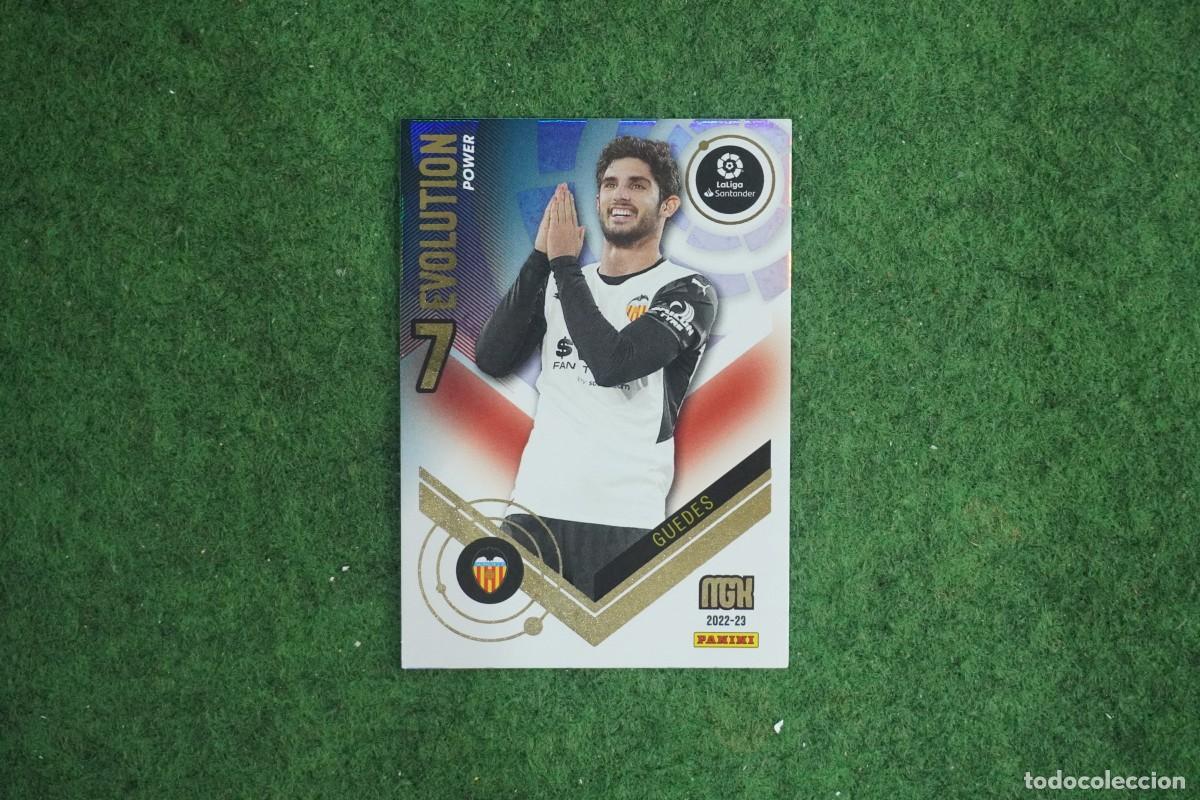 Cromos de f&uacute;tbol: P 389 P389 GUEDES VALENCIA EVOLUTION POWER MEGACRACKS 2022 2023 MGK 22 23 PANINI