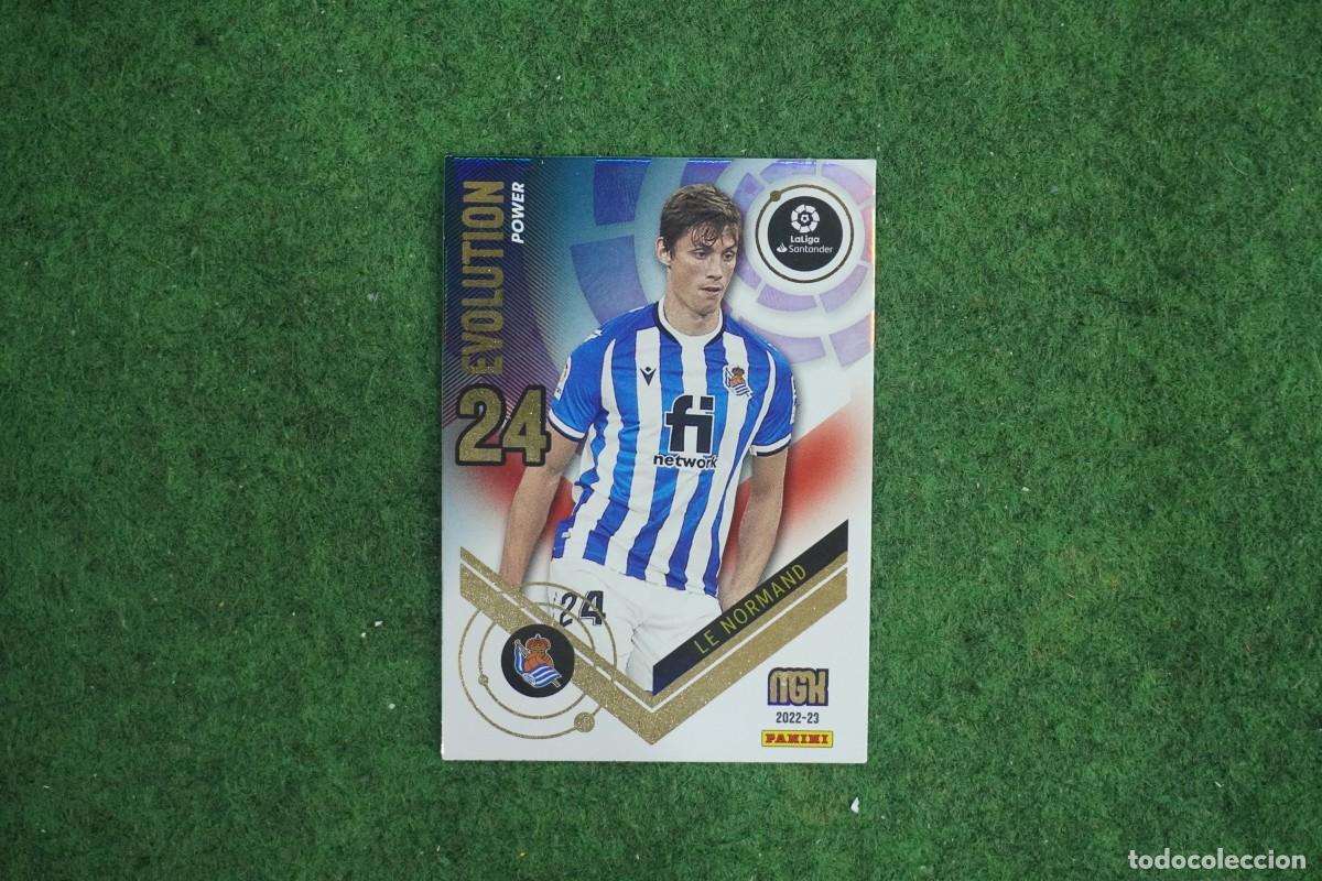 Fu&szlig;ball-Sticker: P 392 P392 LE NORMAND REAL SOCIEDAD EVOLUTION POWER MEGACRACKS 2022 2023 MGK 22 23 PANINI