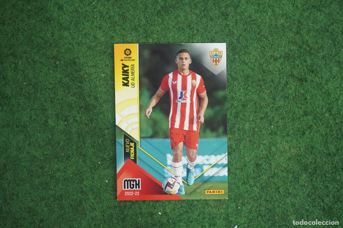 Fu&szlig;ball-Sticker: 448 KAIKY ALMERIA NUEVO FICHAJE MEGACRACKS 2022 2023 MGK 22 23 PANINI