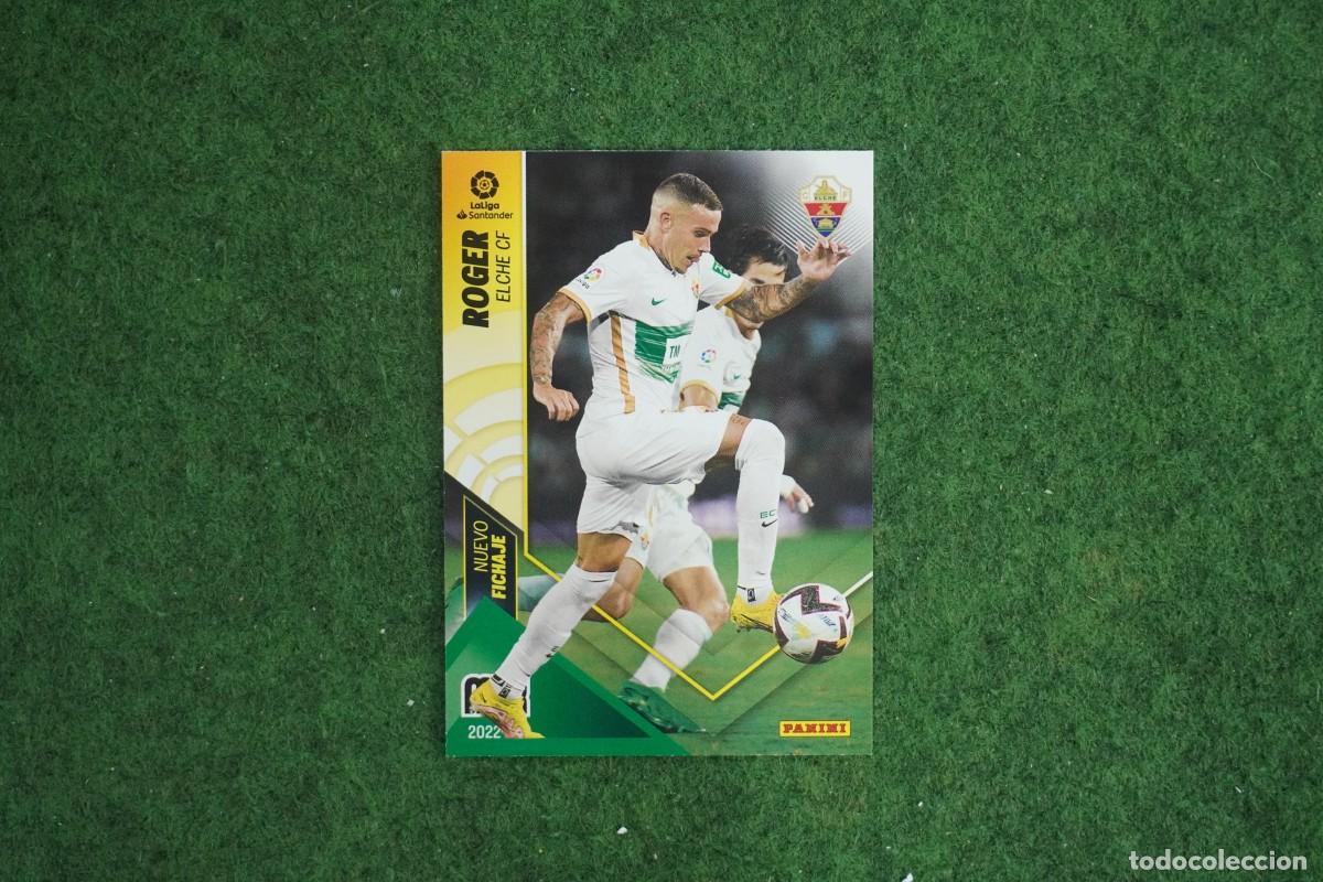 Fu&szlig;ball-Sticker: 455 ROGER ELCHE NUEVO FICHAJE MEGACRACKS 2022 2023 MGK 22 23 PANINI
