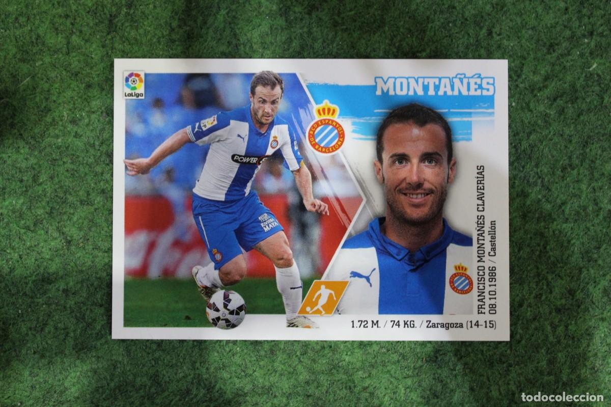 Fu&szlig;ball-Sticker: 16 MONTA&Ntilde;&Eacute;S ESPANYOL LIGA ESTE PANINI 2015 2016 LIGA BBVA